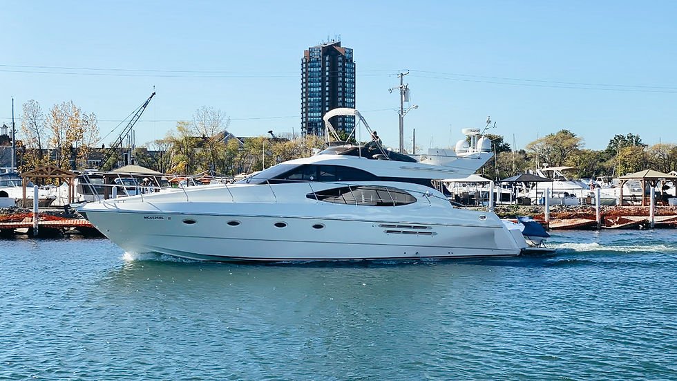 AZIMUT 50 full side puerto aventuras