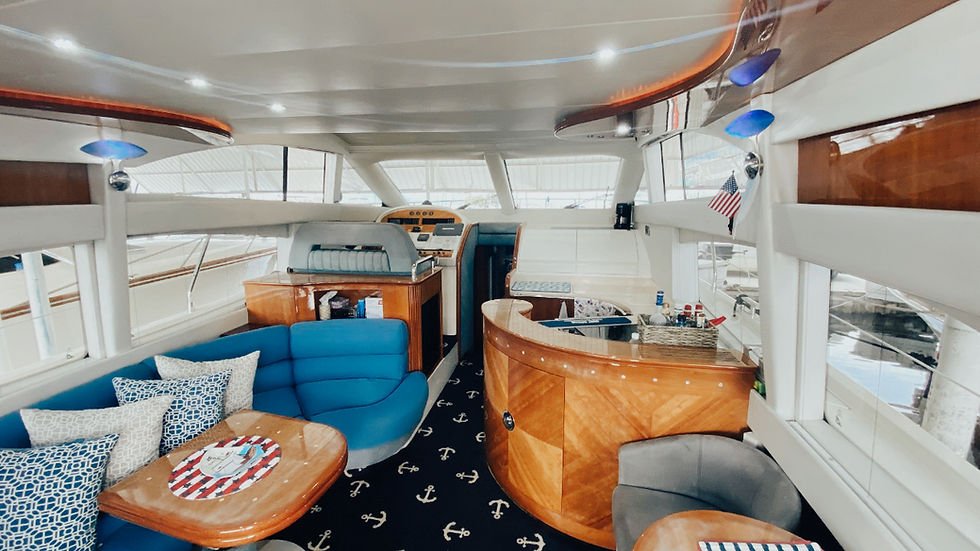 puerto aventuras yacht rentals - AZIMUT 50 full view in