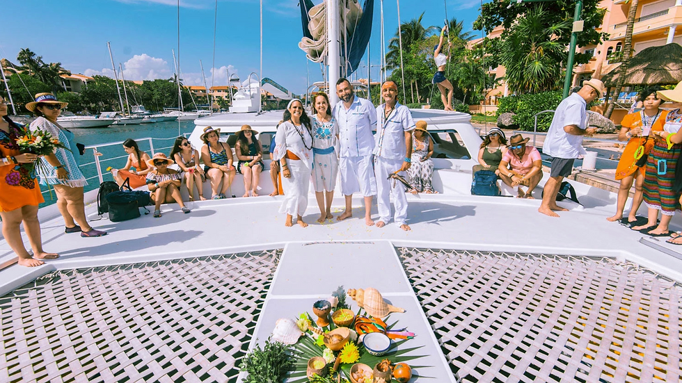 catamaran rentals - CARIBE 65 ceremony