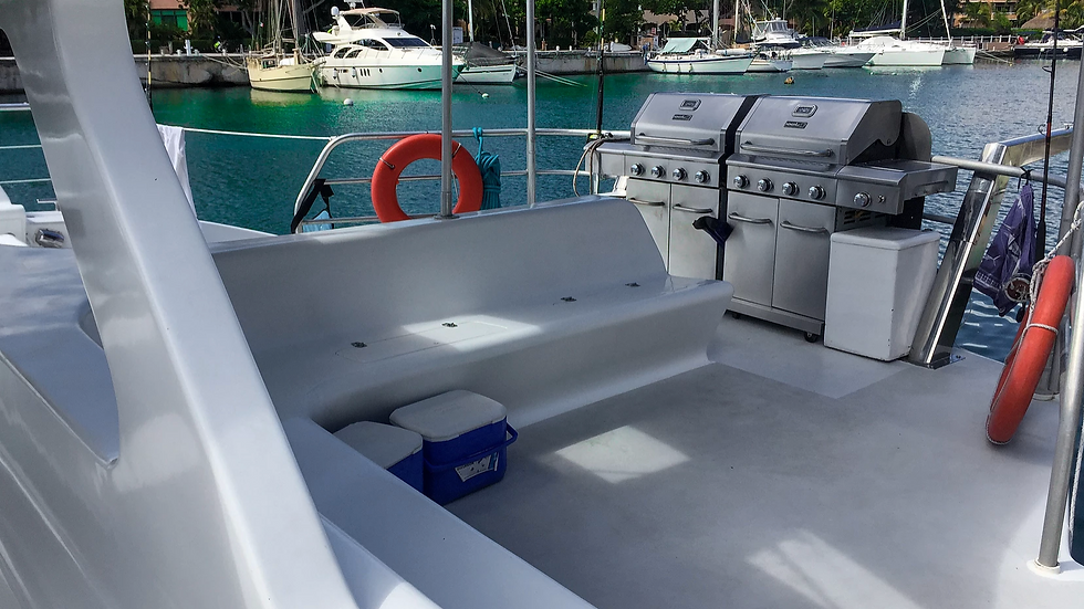 Riviera Maya yacht rentals - CARIBE 65 exterior