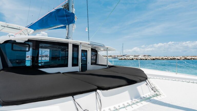 Luxury catamaran charter in the Riviera Maya
