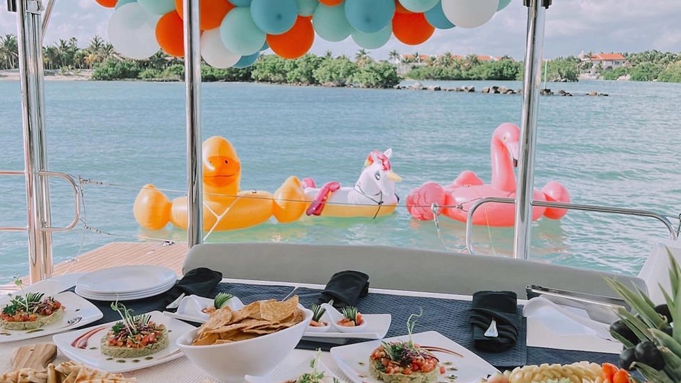 Riviera Maya yacht rentals birtydays parties LEOPARD 51