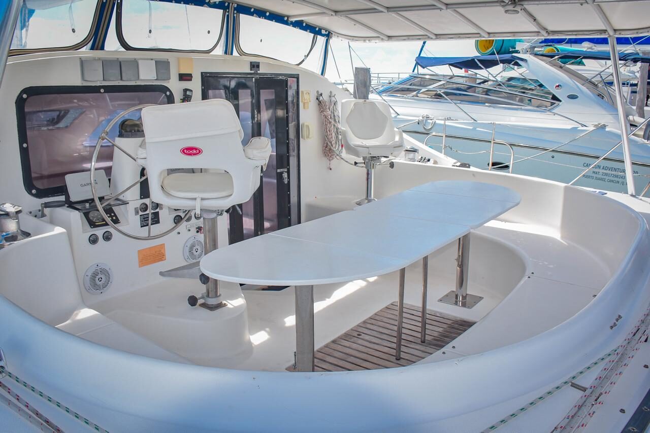 Stern of the Miami Beach catamaran