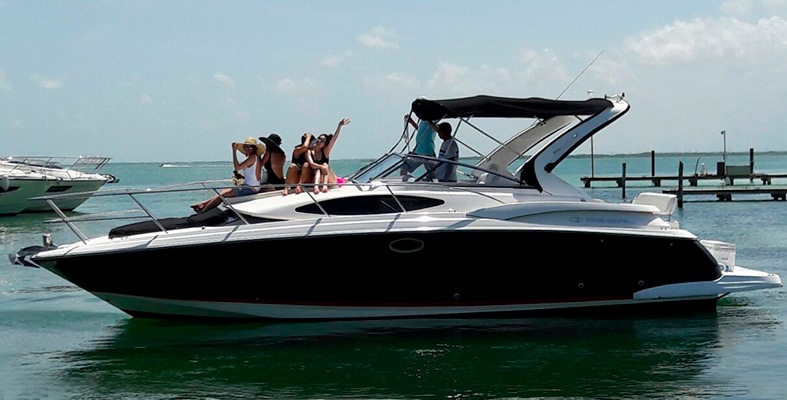Regal 35 yacht charter in Cancun