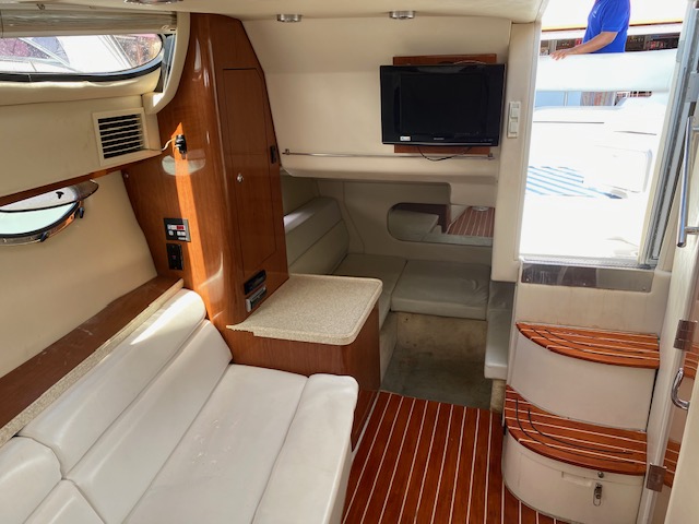 Interior with TV on the Regal 35