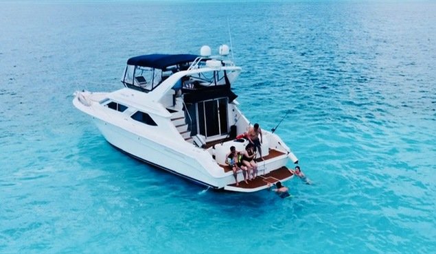 sea ray 47 Riviera Maya yacht rentals