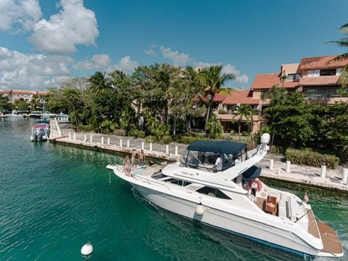 sea ray 47 yacht charters Riviera Maya