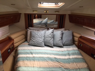 Cabin of the Sealine 45 in Cancun