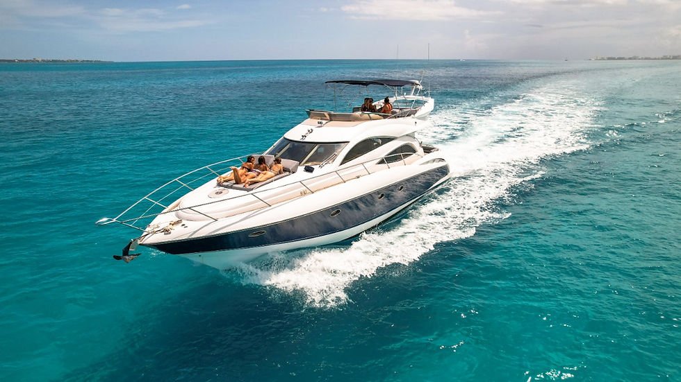 Riviera Maya yacht rentals - SUN SEEKER 60