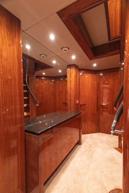 Interior of the Sunseeker 120 mega yacht