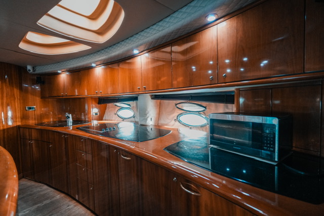 Galley of the Sunseeker 75